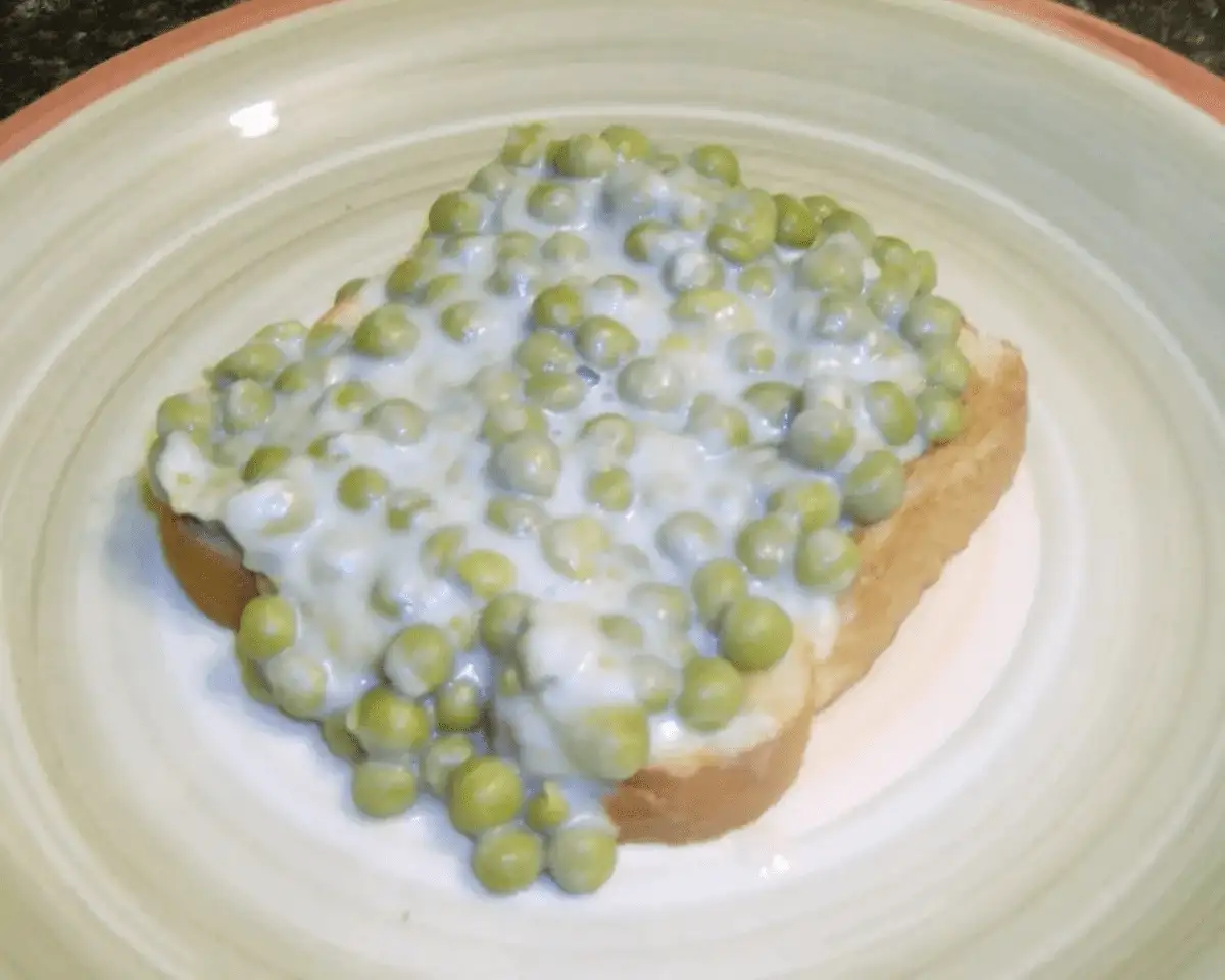 creamed peas recipe