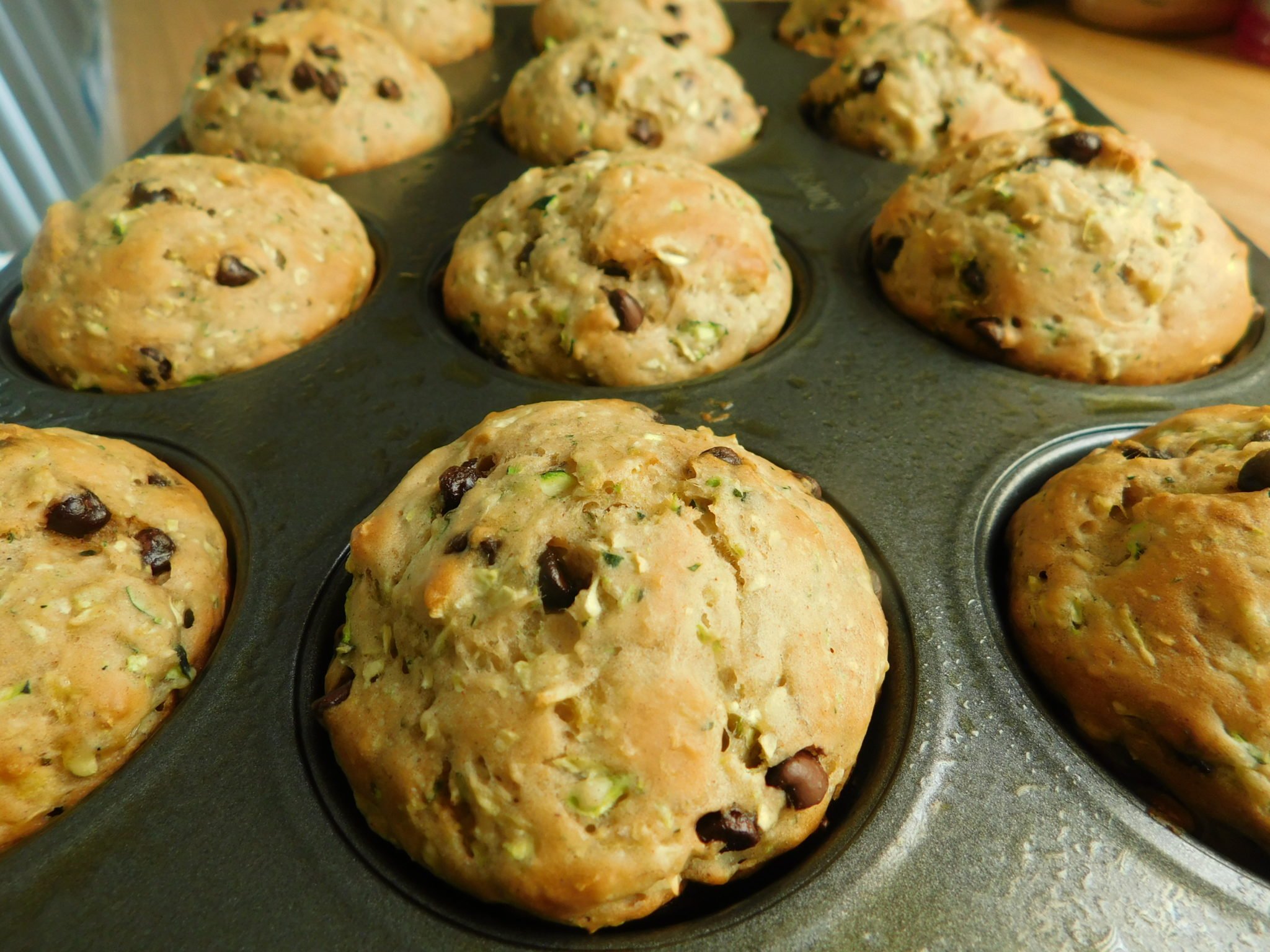 Chocolate Zucchini Muffins