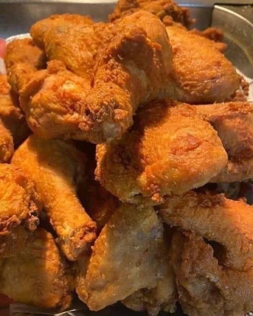 English Caribbean-style fried chicken wings